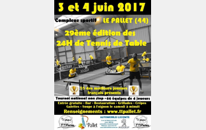 Equipes et tirages 24 heures 2017