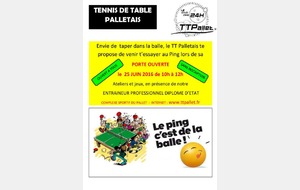 Porte ouverte 10h à 12h