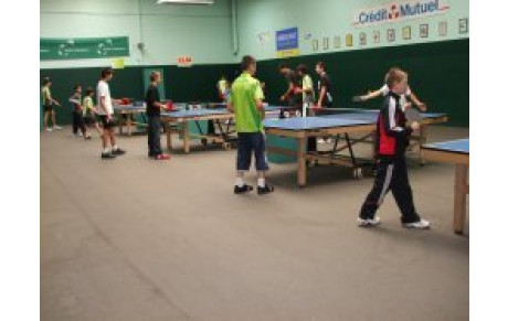 RESULTATS TOURNOI INTERNE moins de 16 ans 