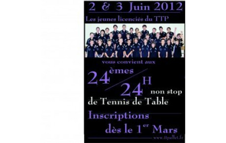 Inscriptions 24H 2012