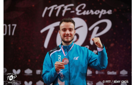 TOP 16 Européen : Simon Gauzy en bronze !