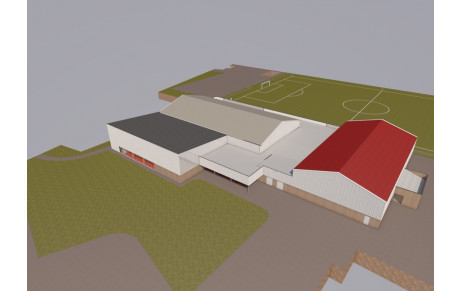 La future salle prend forme !