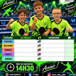 J1 phase 1 Championnat jeunes